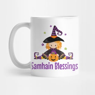 Samhain Wicca Witch Gift Pumpkin Pagan Family Design Mug